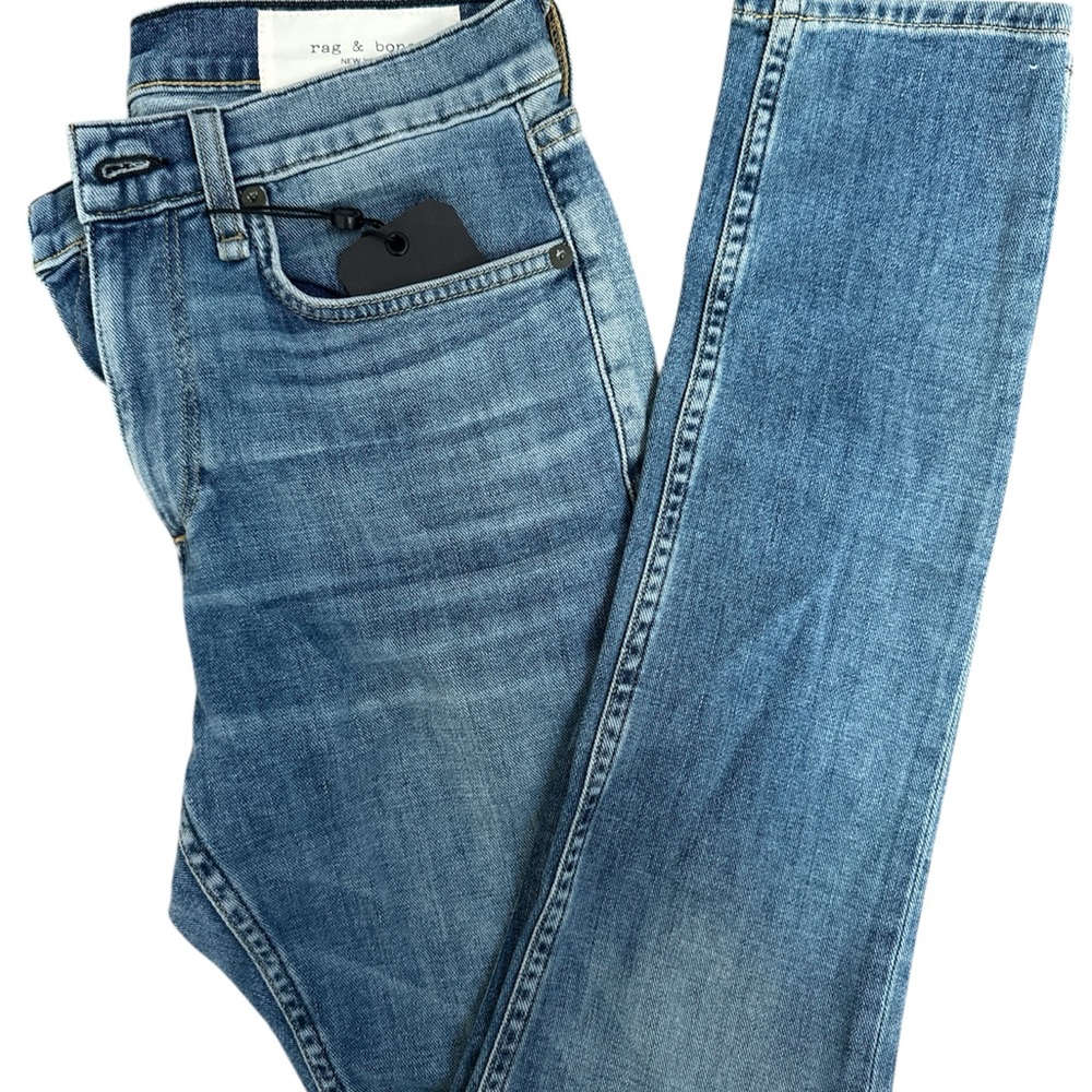 Rag & Bone Blue Skinny Jeans 28 W 32 L